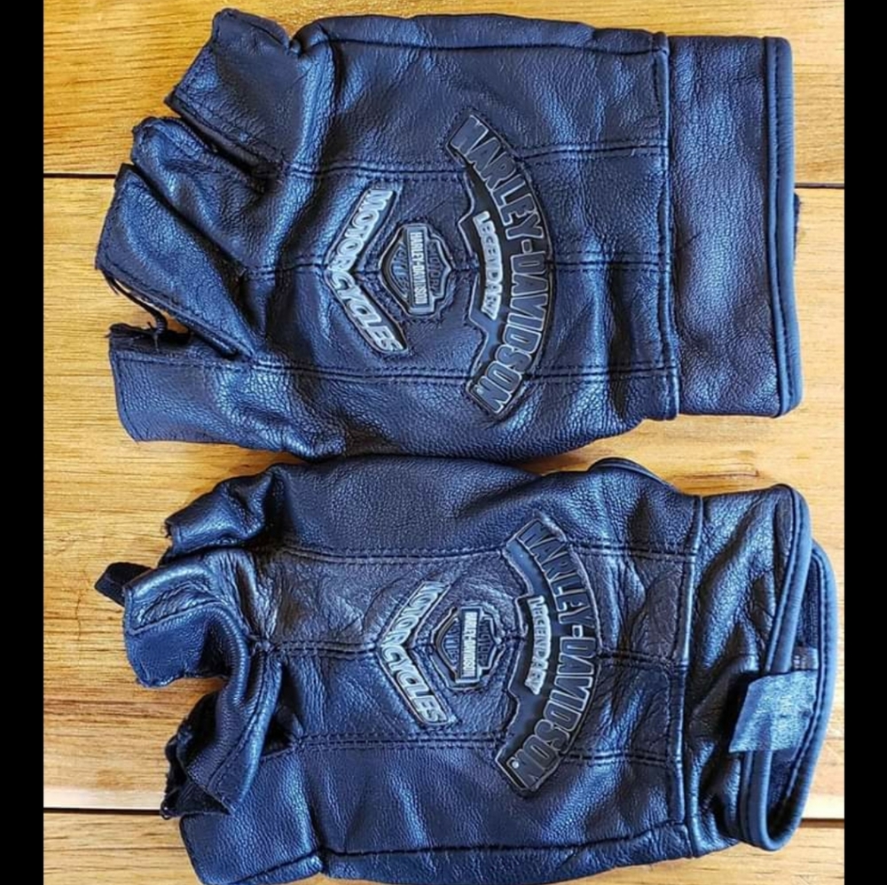 Men's Harley Davidson Leather Riding Gloves